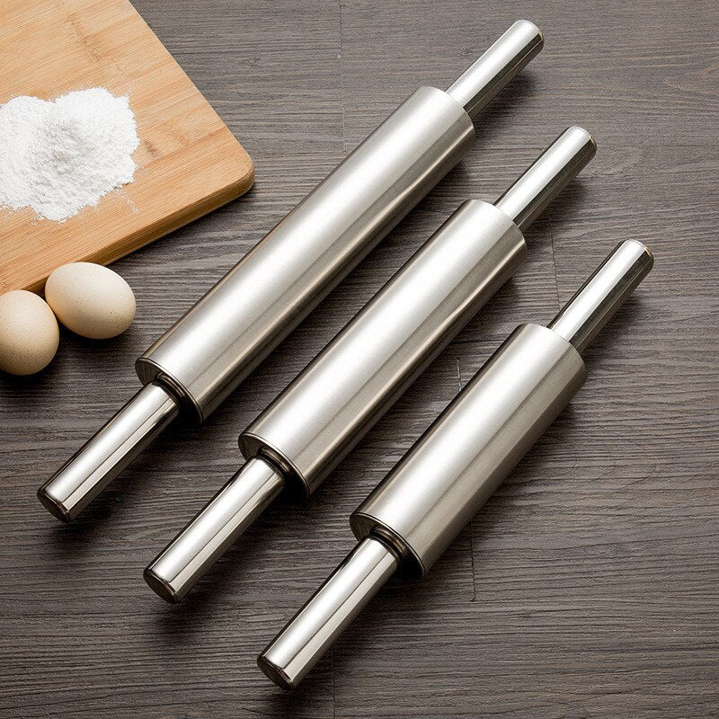 Stainless Steel Metal Rolling Pin - waseeh.com