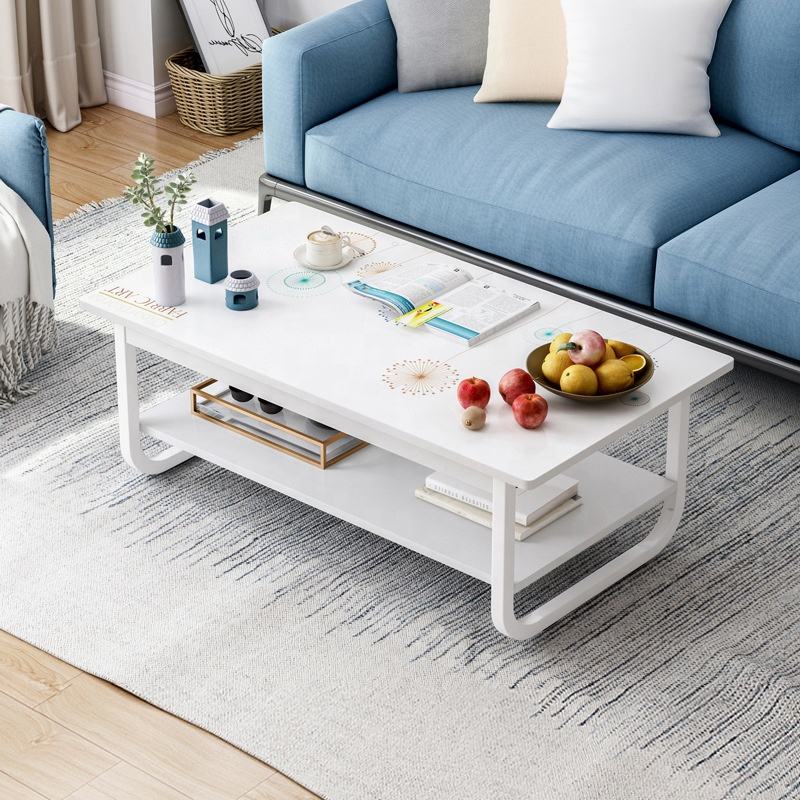 Industrial Cocktail Shelf Coffee Table TV End Table - waseeh.com