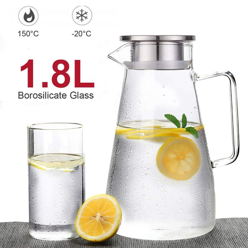 Sparkling Glass Pitcher - waseeh.com