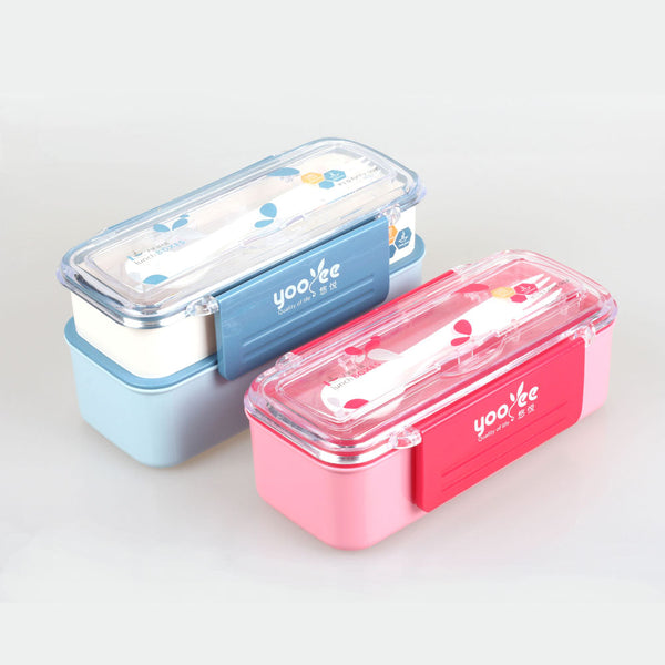 Bento Double-layer Lunch Box (Pack of 2) - waseeh.com