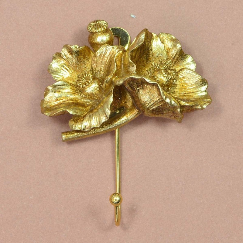 Goldy Flower Wall Hook - waseeh.com