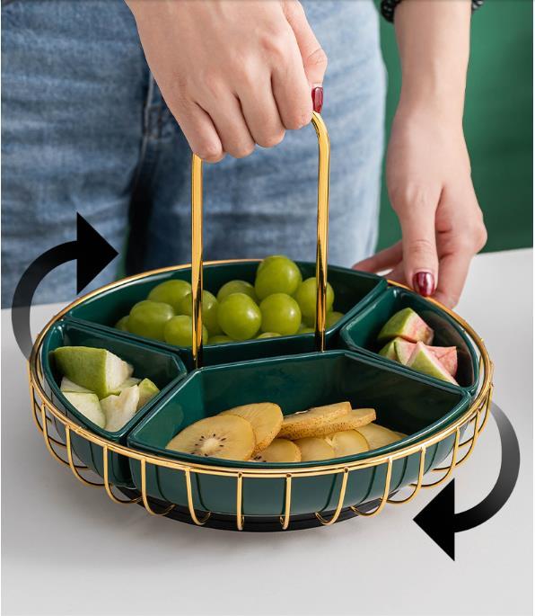 Multi-Purpose Metal Ceramic Basket - waseeh.com