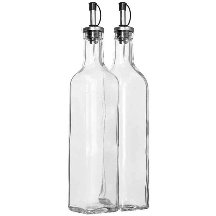 Oil & Vinegar Cruet Set with Rack (3 Piece) - waseeh.com