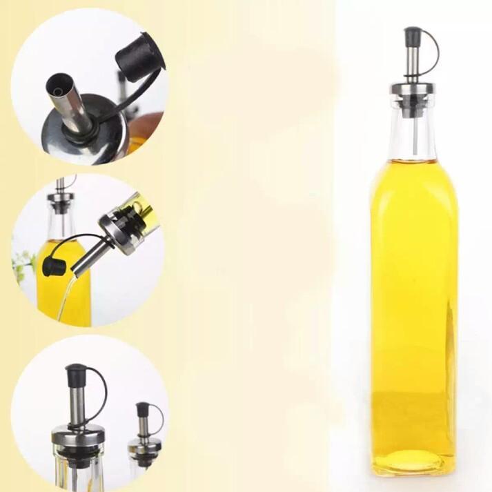 Oil & Vinegar Cruet Set with Rack (3 Piece) - waseeh.com