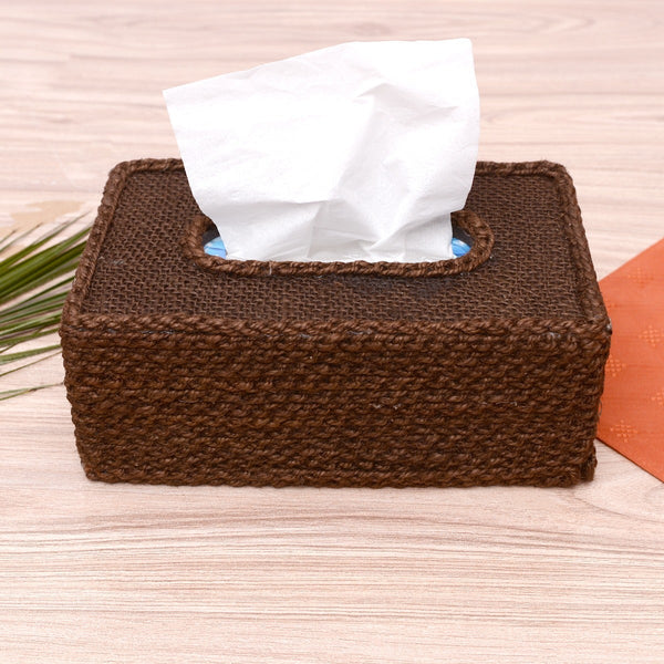 Thread Decor Wooden Tissue Box - waseeh.com