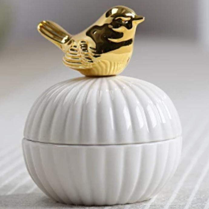 Souvenir Storage Jewelry Jar (White) - waseeh.com