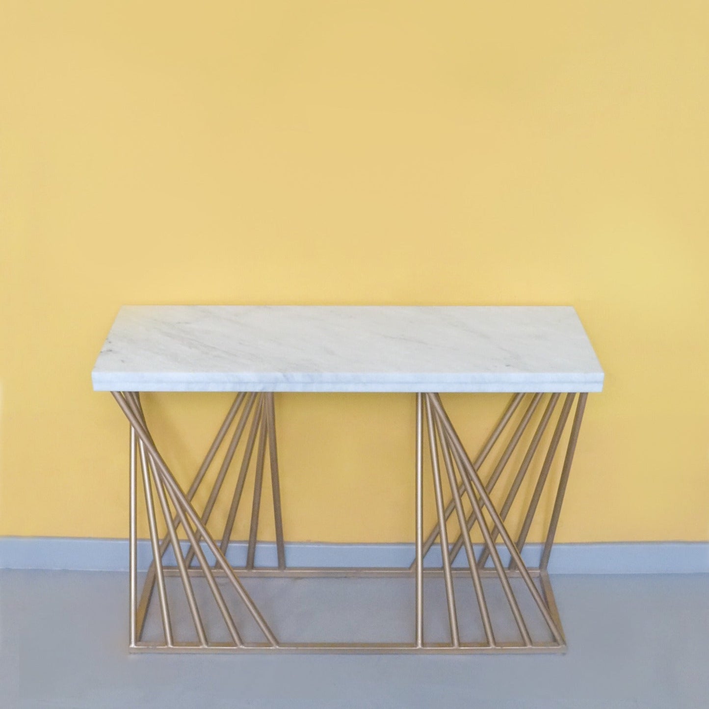 Luxury Villow Entryway Lounge Living Room Console Table (Marble)