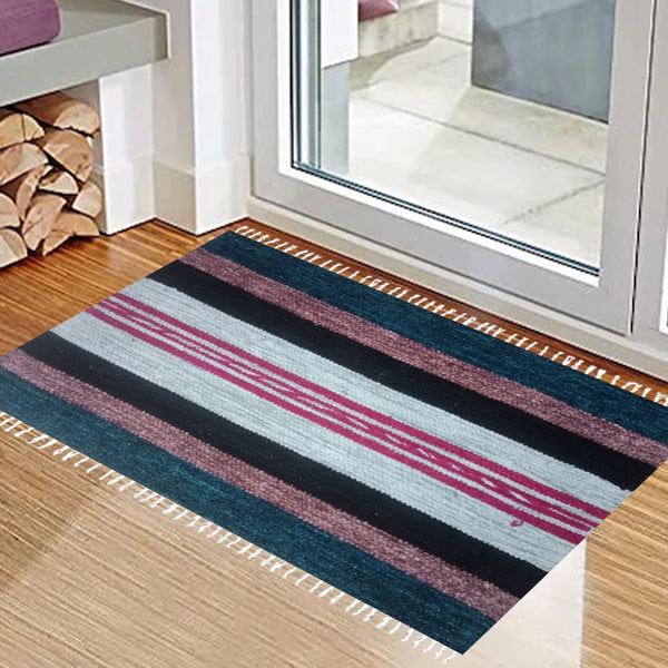 Kilim FootMats 2.5Ft x 1.5Ft - Multicolor 13