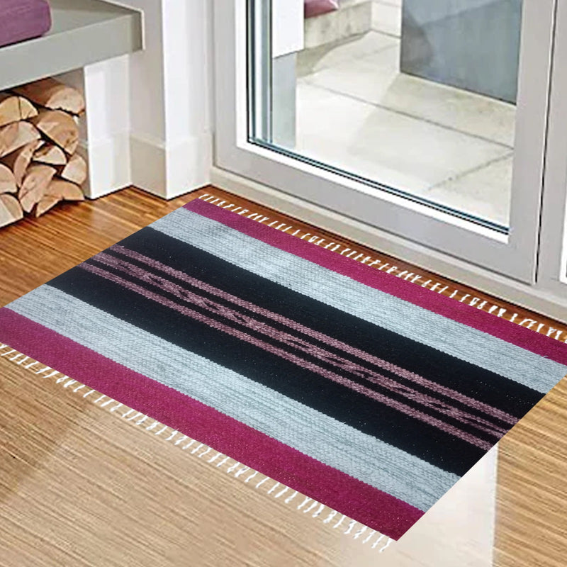 Kilim FootMats 2.5Ft x 1.5Ft - Multicolor 16
