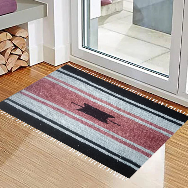Kilim FootMats 2.5Ft x 1.5Ft - Multicolor 2