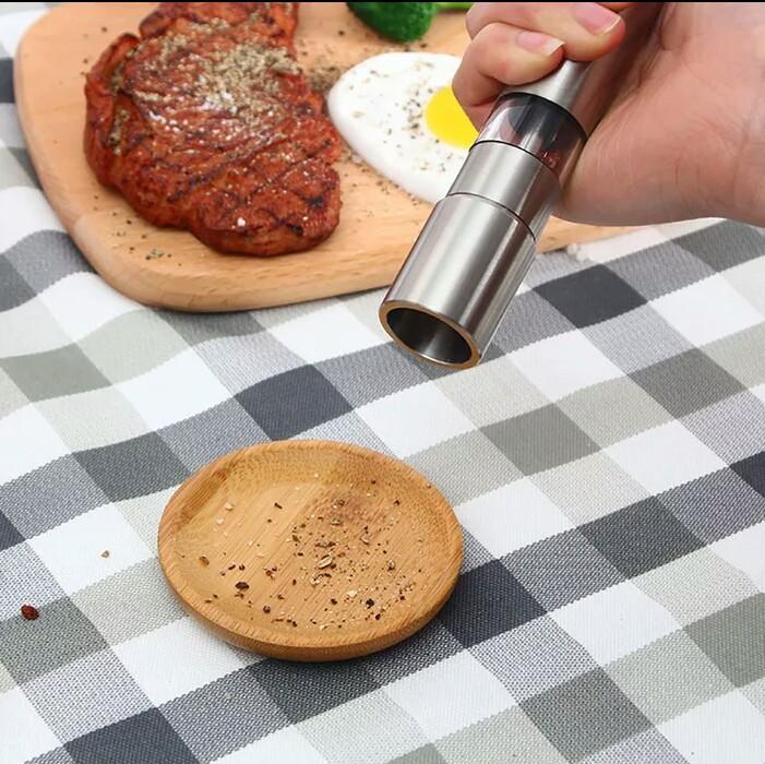 Manual Thumb push Pepper Mill - waseeh.com