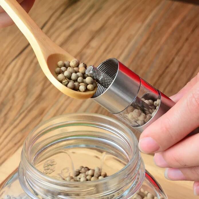 Manual Thumb push Pepper Mill - waseeh.com