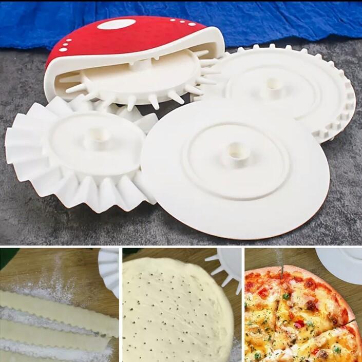 Grooved Wheel Pizza Knife - waseeh.com