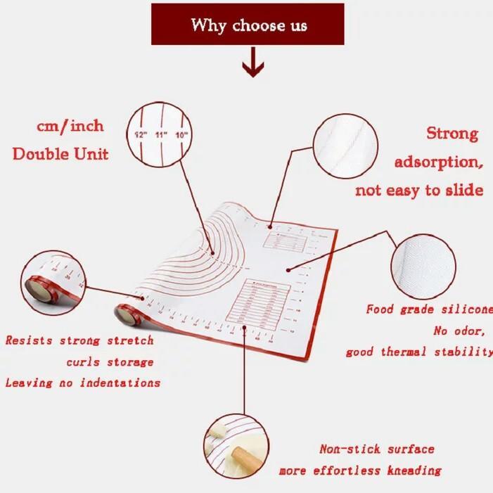 Silicone Bakeware Mat - waseeh.com