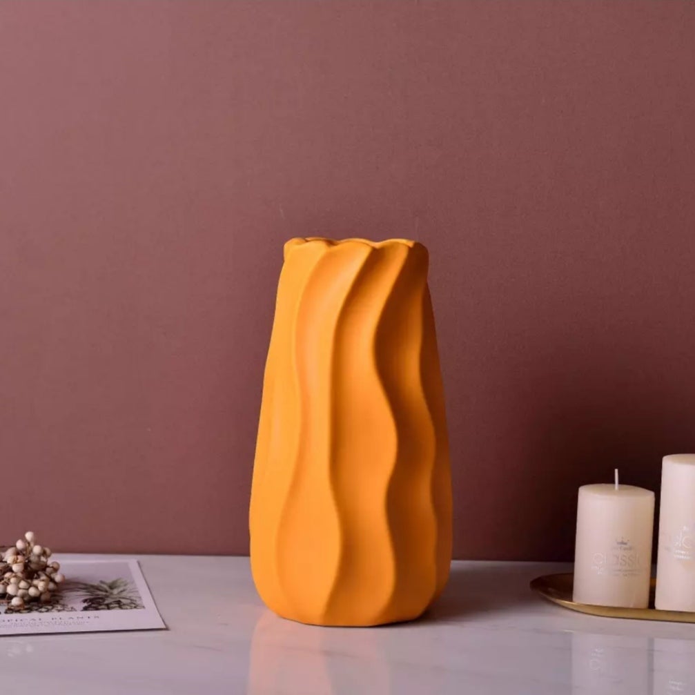 Vintage Morandi Ceramic Vase - waseeh.com