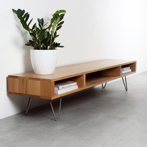 The Marston Lounge Console Hairpin Stand - waseeh.com