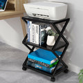 Caster Rolling Home Office Side Table Trolley - waseeh.com