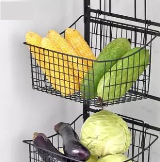 Alluring Storage Kitchen Organizer Rack (3-Tier) - waseeh.com