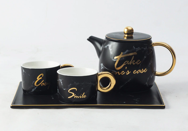 "Take One's Ease" Obsolete Cup Set - waseeh.com