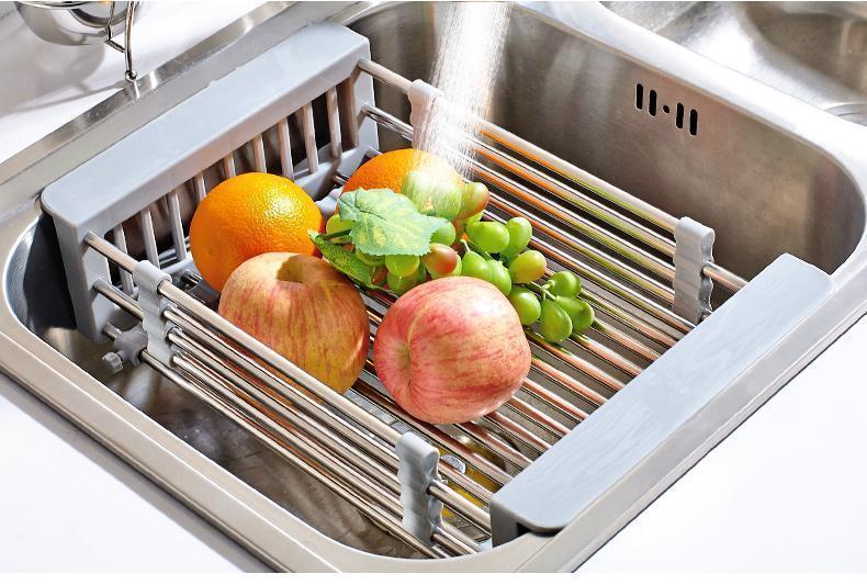 Stainless Steel Rack Drain Basket - waseeh.com