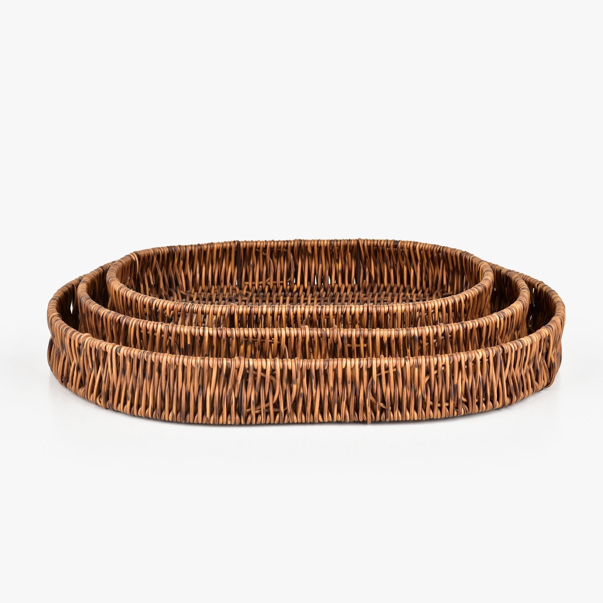Nostalgic Braided Basket (Oval) - waseeh.com