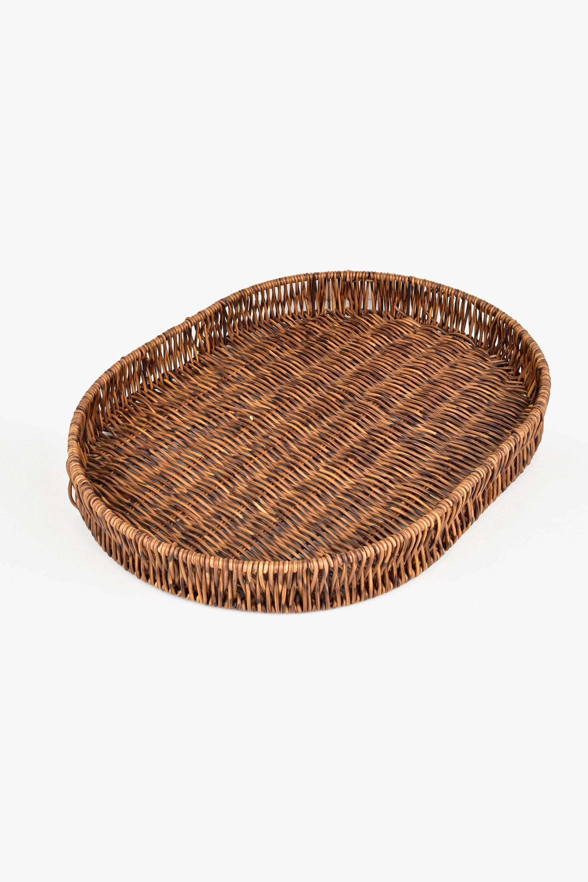 Nostalgic Braided Basket (Oval) - waseeh.com