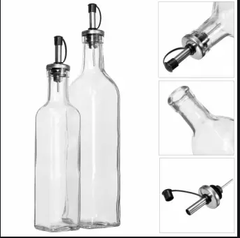 Oil & Vinegar Cruet 2 piece Set (500 mL) - waseeh.com