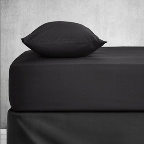 Fitted Sheet  - Dark Grey - waseeh.com