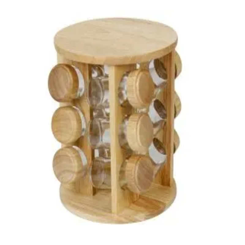 Rubberwood Spice Rack - waseeh.com