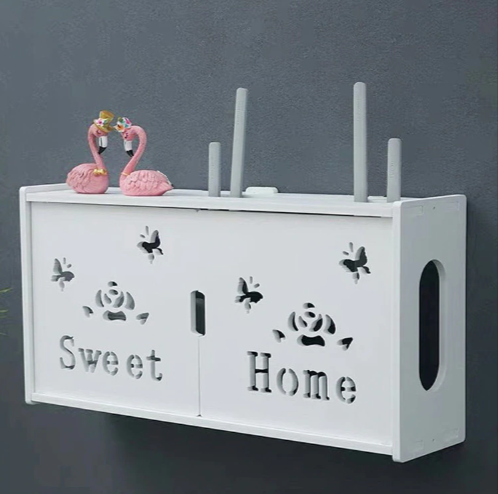 Sweet Home Living Lounge Wifi Floating Organizer Shelve Rack - waseeh.com