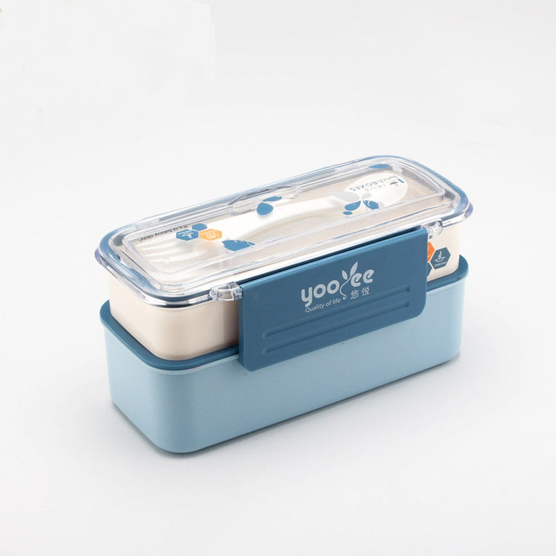 Bento Double-layer Lunch Box (Pack of 2) - waseeh.com