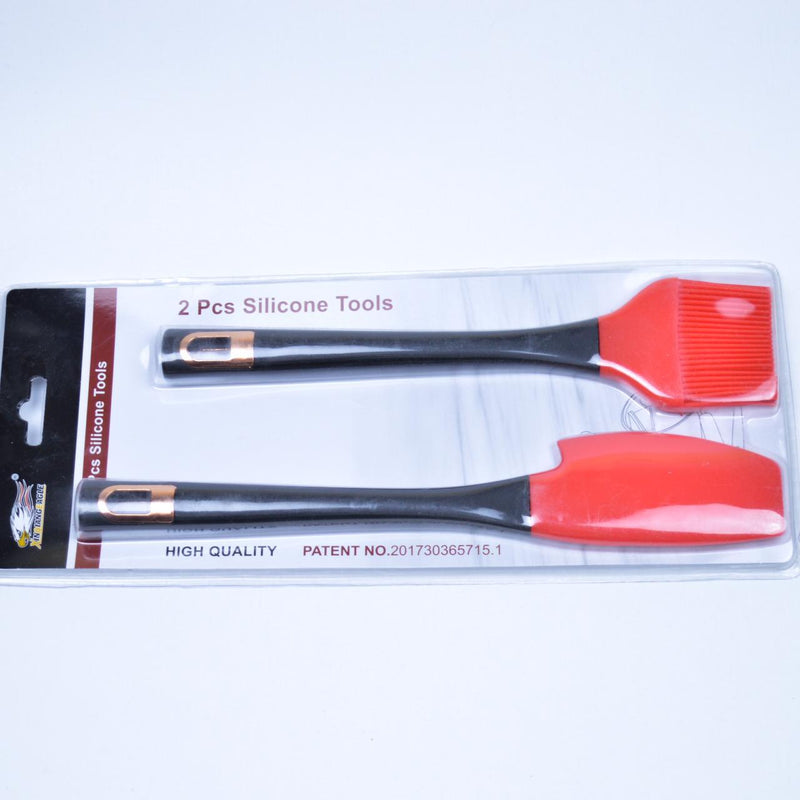 Silicon spatula and brush set - waseeh.com