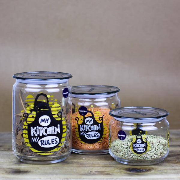 My Kitchen Rules 3pcs Jars - waseeh.com