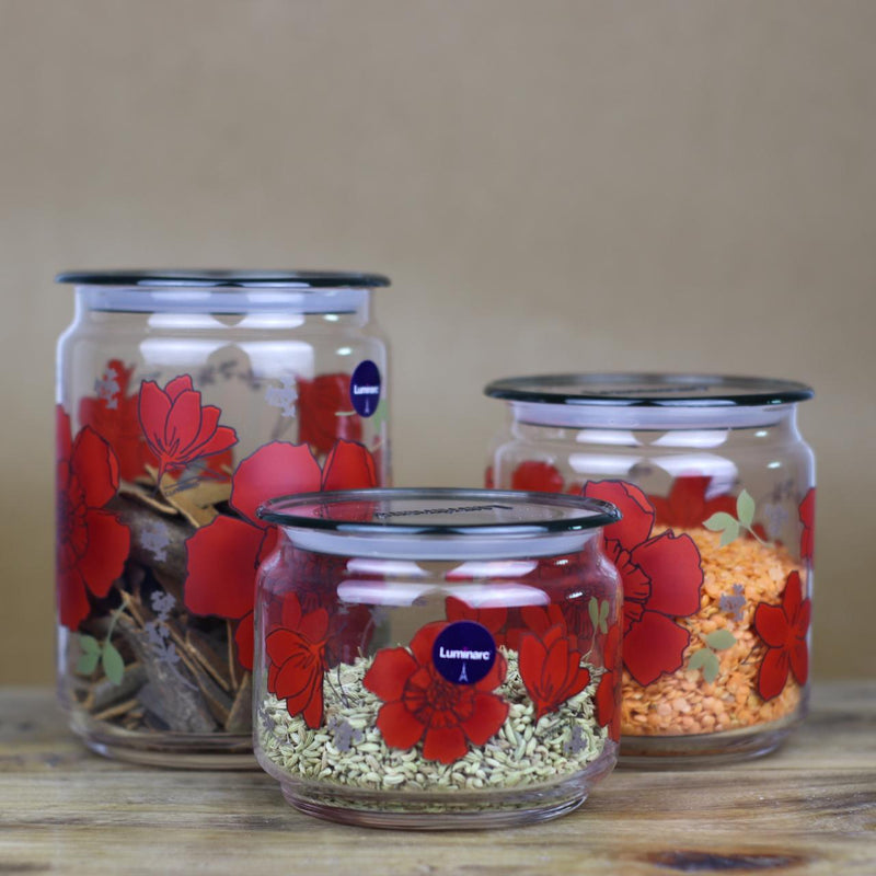 Amelia 3pcs jars - waseeh.com