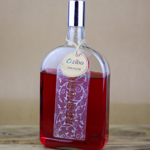 Rich Flat Bottle with Metal Lid - waseeh.com