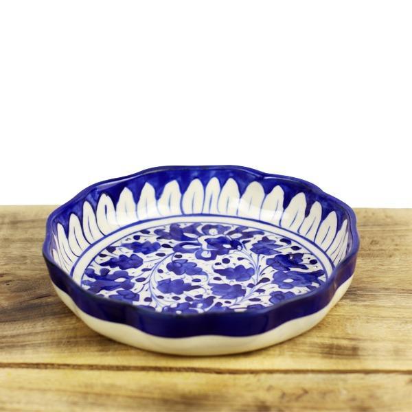 Curvy Round Dish Bowl Kitchen Serving Tray - waseeh.com