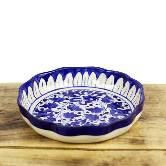 Curvy Round Dish Bowl Kitchen Serving Tray - waseeh.com