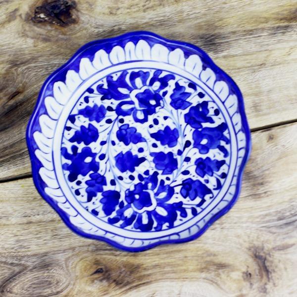 Curvy Round Dish Bowl Kitchen Serving Tray - waseeh.com