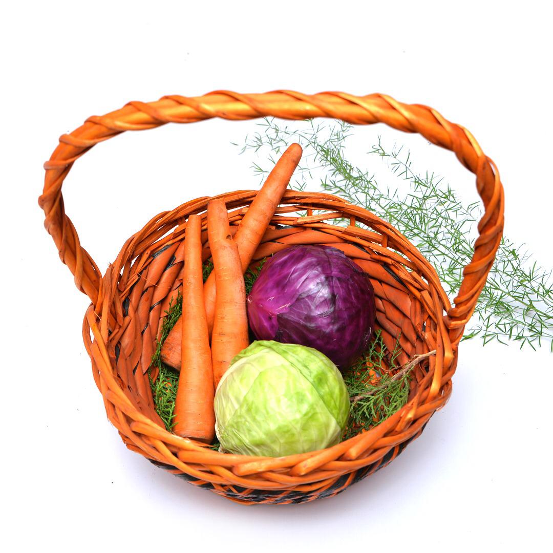 Handmade Wicker Basket (Round Shaped 3 pcs) - waseeh.com