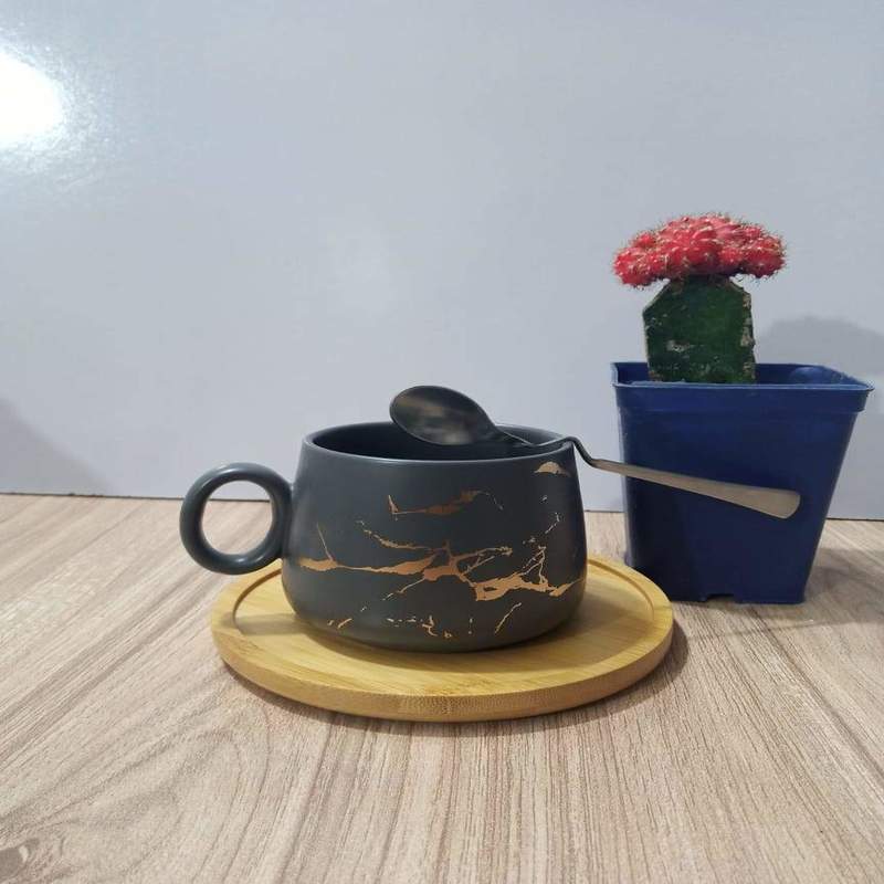 Swanky Ceramic Coffee Cup - waseeh.com