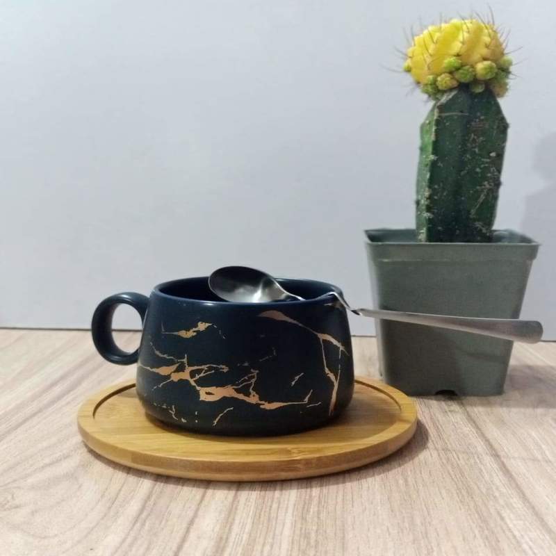 Swanky Ceramic Coffee Cup - waseeh.com