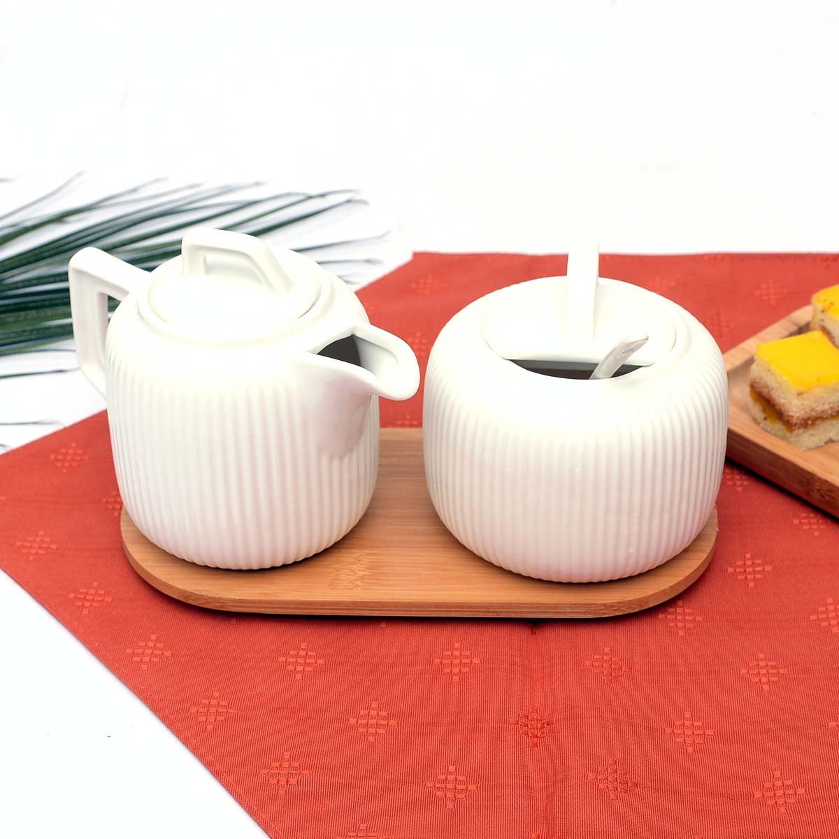 Milk and Sugar Ceramic Sugar Pot - waseeh.com