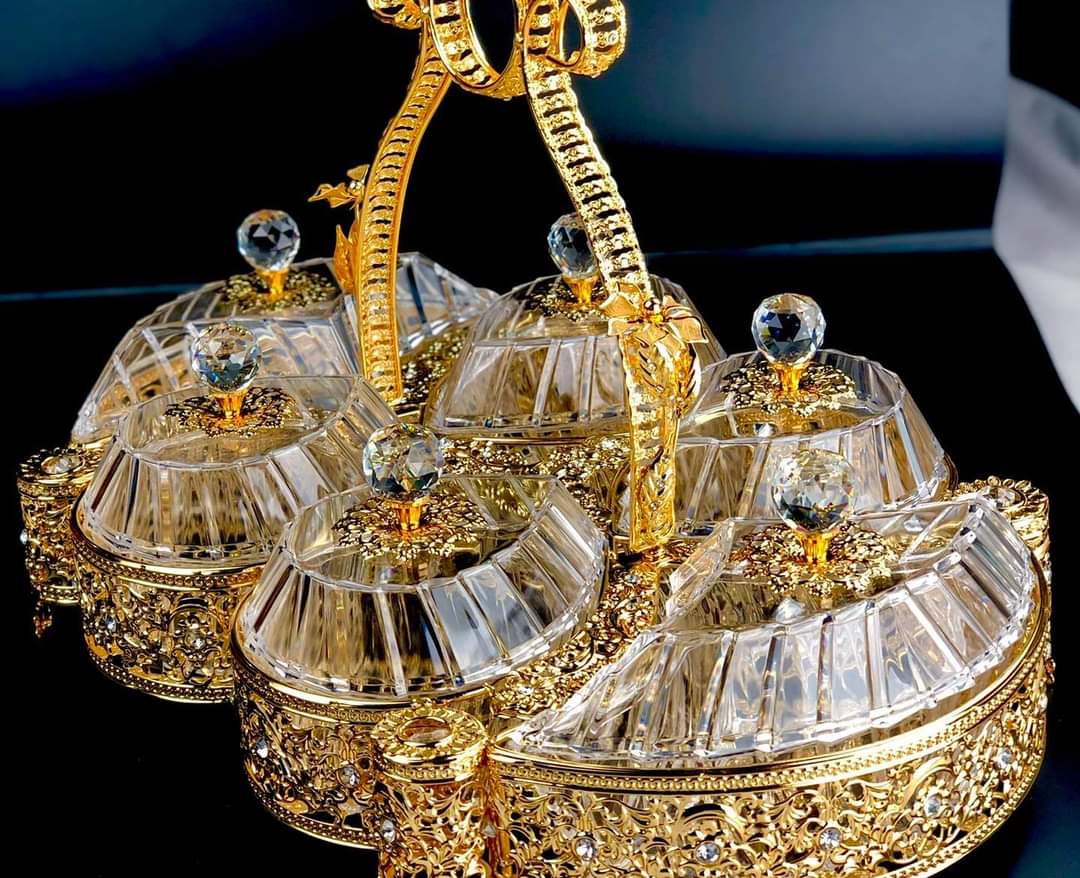 Gold Dry Fruit Sparkles Box - waseeh.com