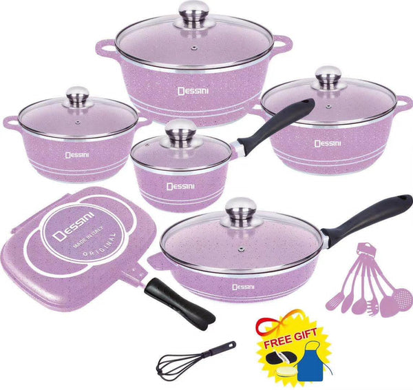 Casserole Cookware Aluminum Set (23 Pcs) - waseeh.com