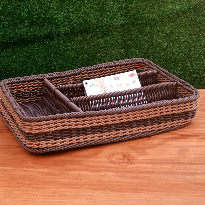 Enamel Braided Kitchen Basket - waseeh.com