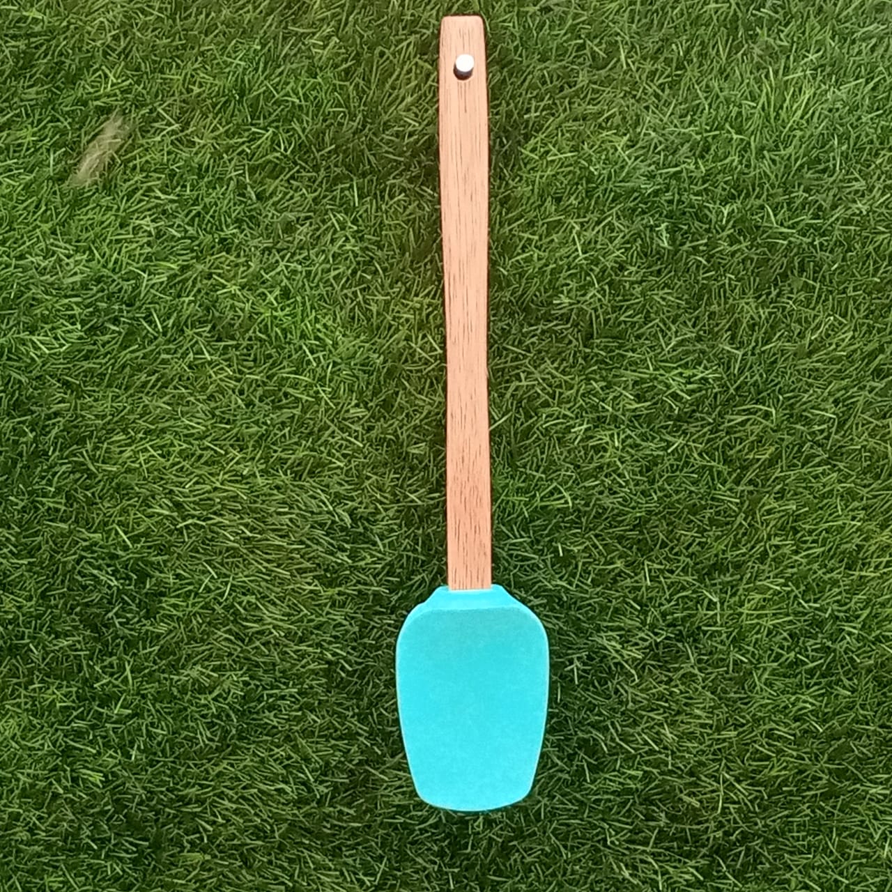 Simple Silicone Bamboo Spatula - waseeh.com