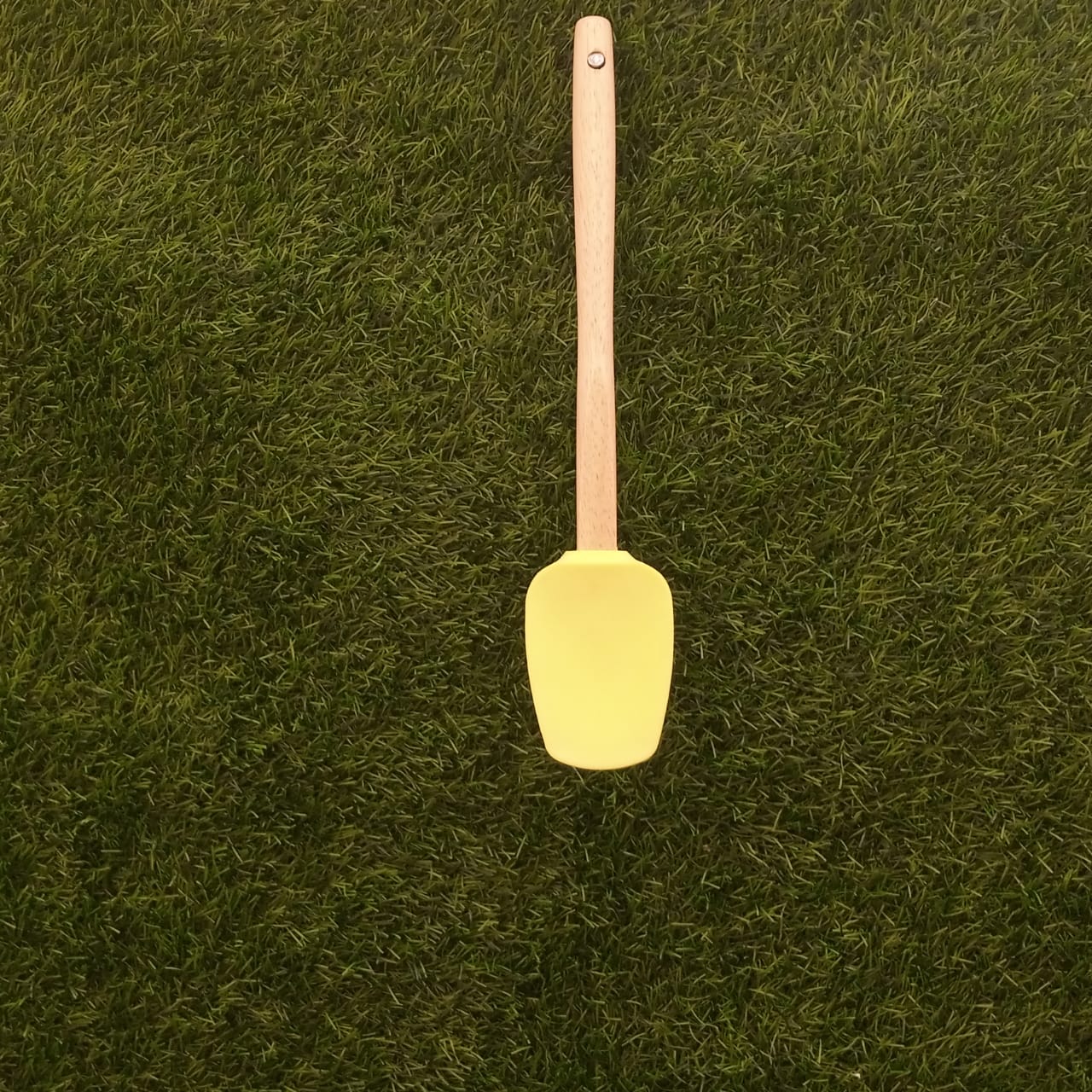 Simple Silicone Bamboo Spatula - waseeh.com
