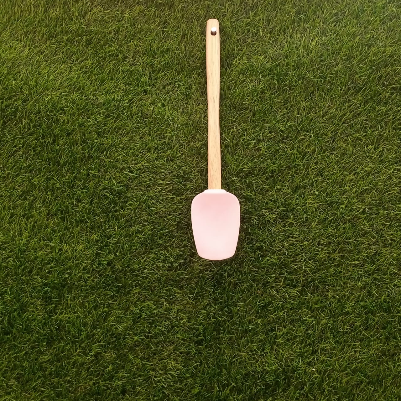 Simple Silicone Bamboo Spatula - waseeh.com