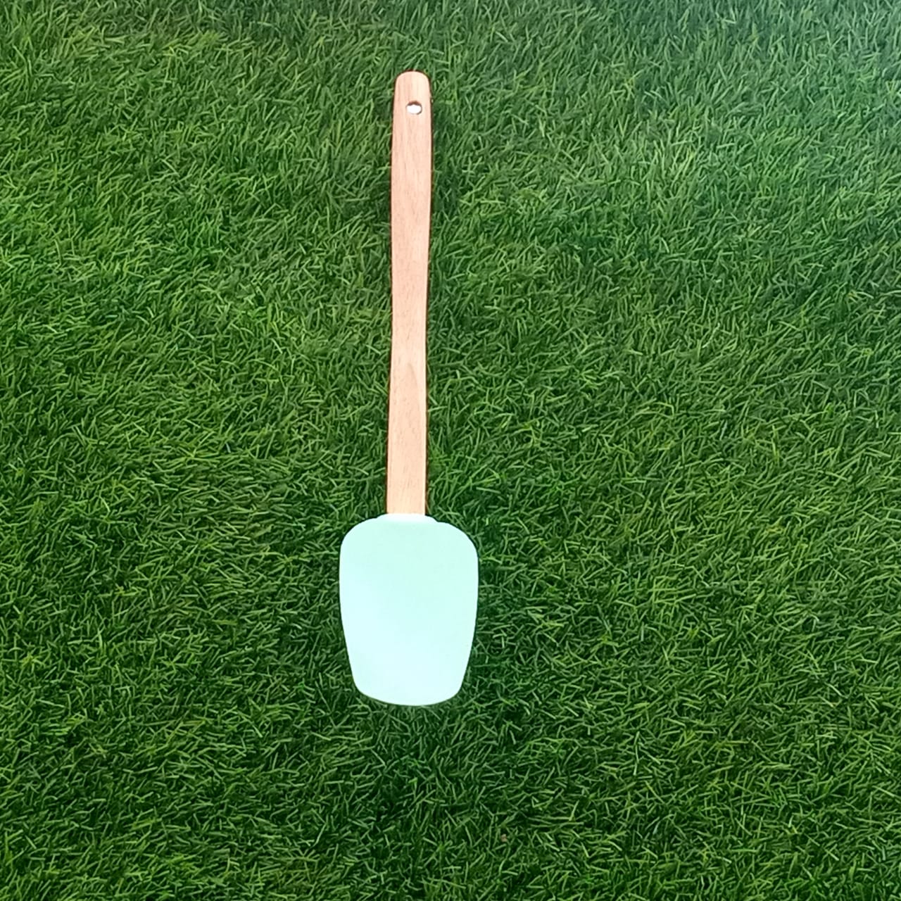 Simple Silicone Bamboo Spatula - waseeh.com