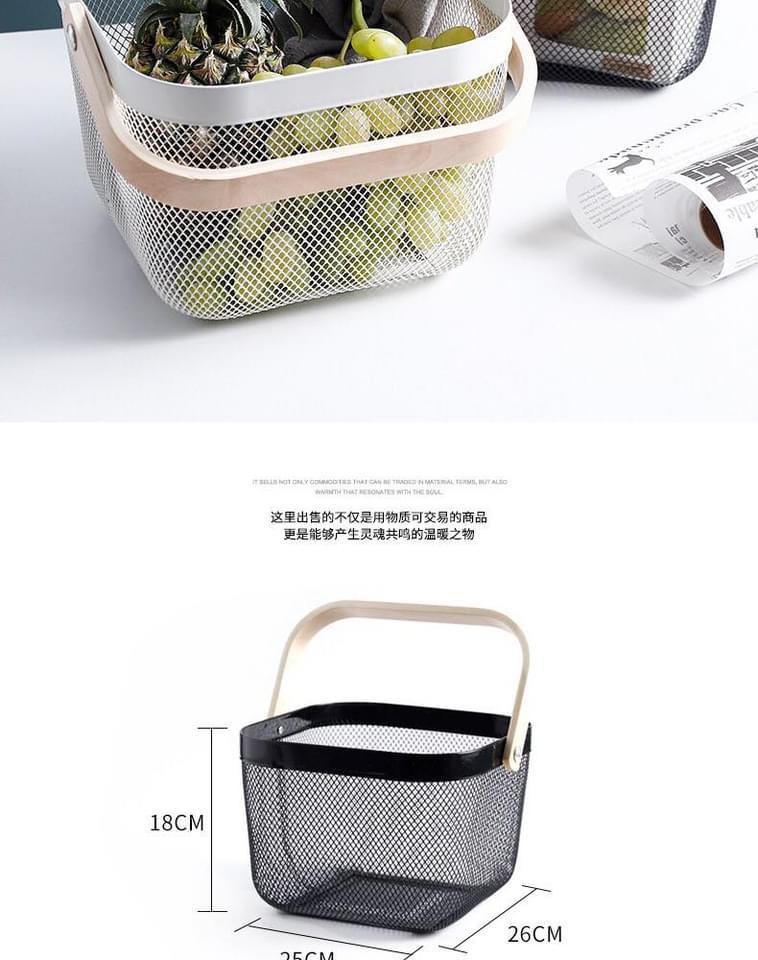 Metal Practical Storage Basket - waseeh.com